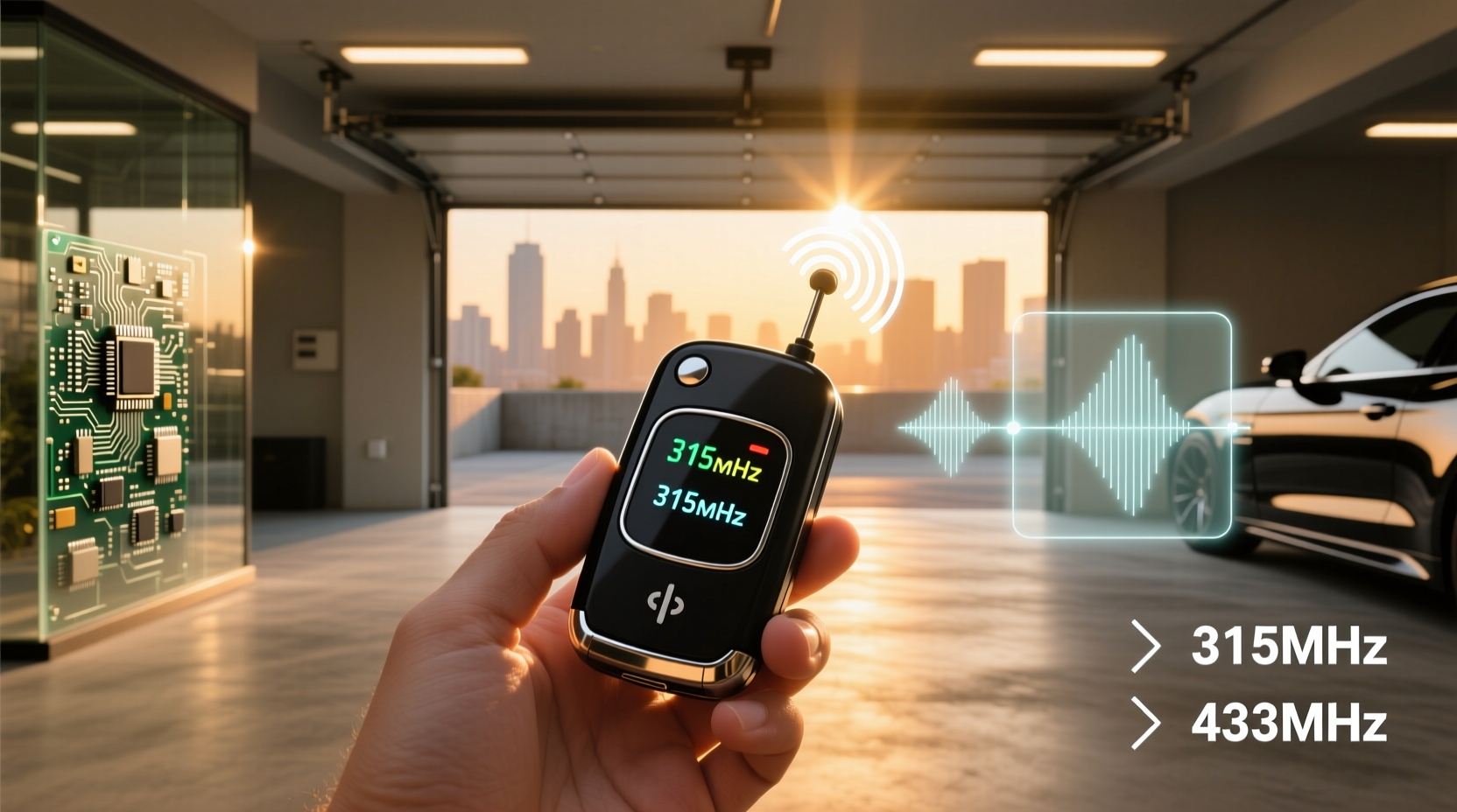 How to Choose Rolling Code Car Alarm Remote Control Frequency: 315MHz vs 433MHz Buying Guide