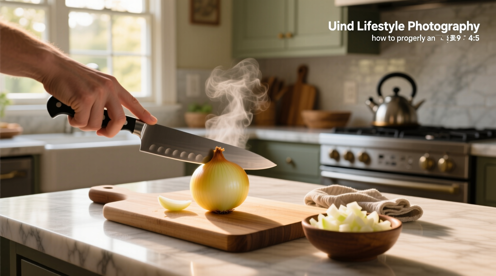 how to cut an onion without crying