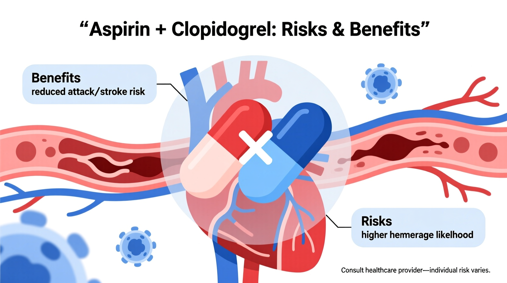 Aspirin And Clopidogrel Together Uses Risks And Benefits