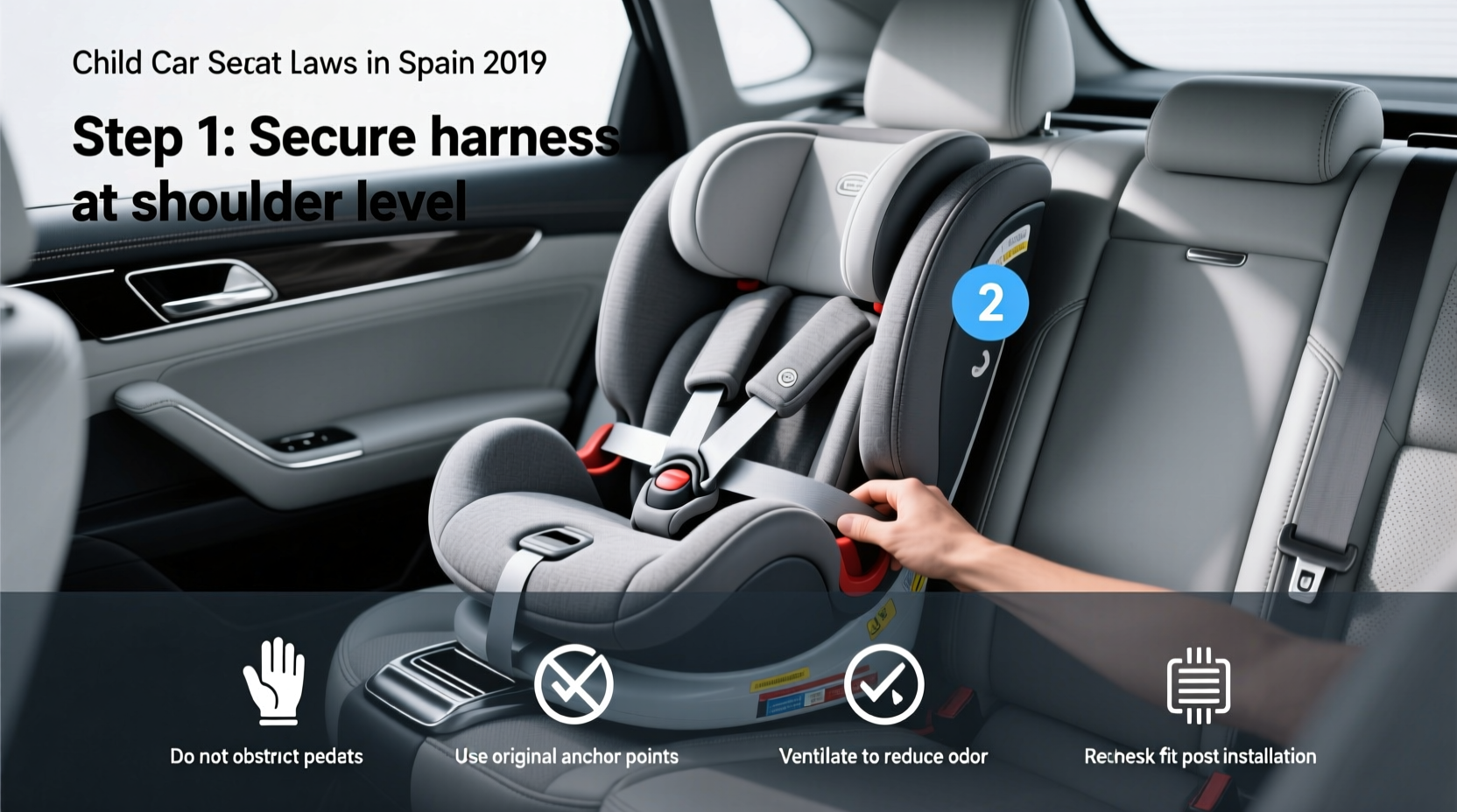 child car seat laws in spain 2019