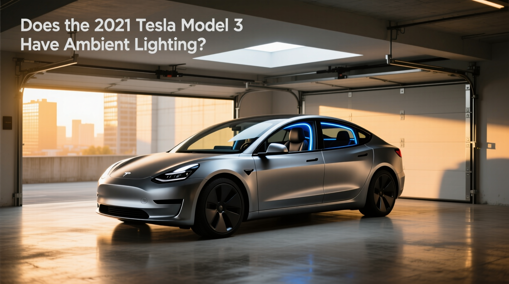 Ambient Lighting Upgrade Guide for Tesla Model 3 2021