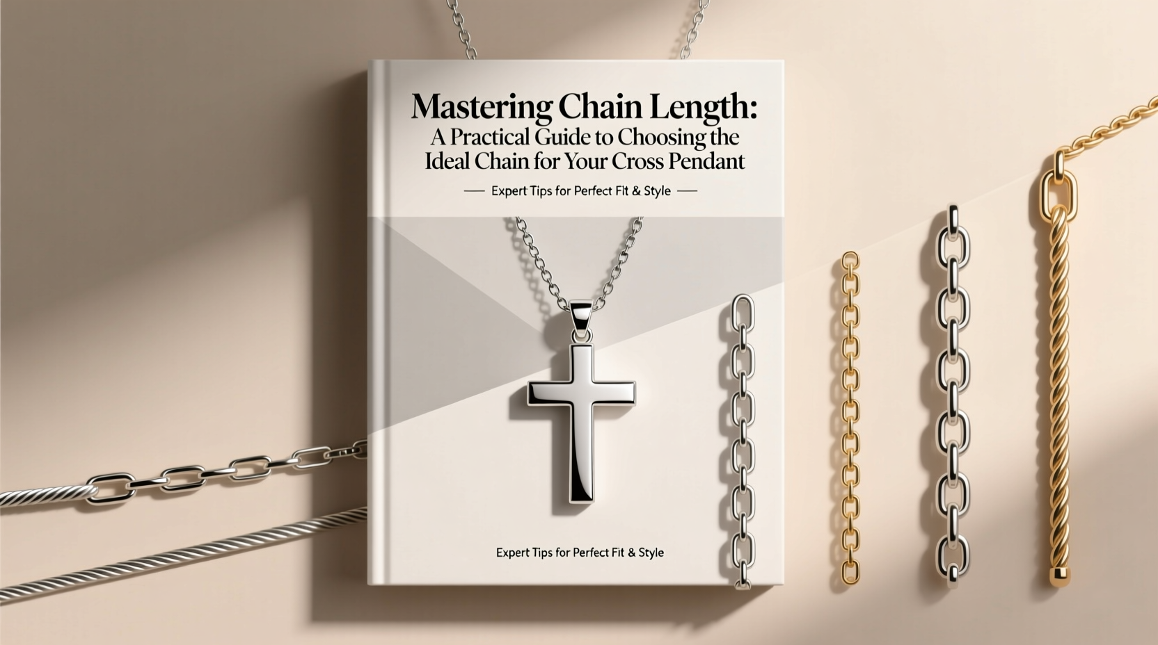 mastering chain length a practical guide to choosing the ideal chain for your cross pendant