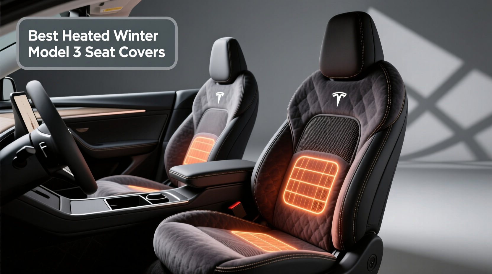 winter model3 seat covers heating