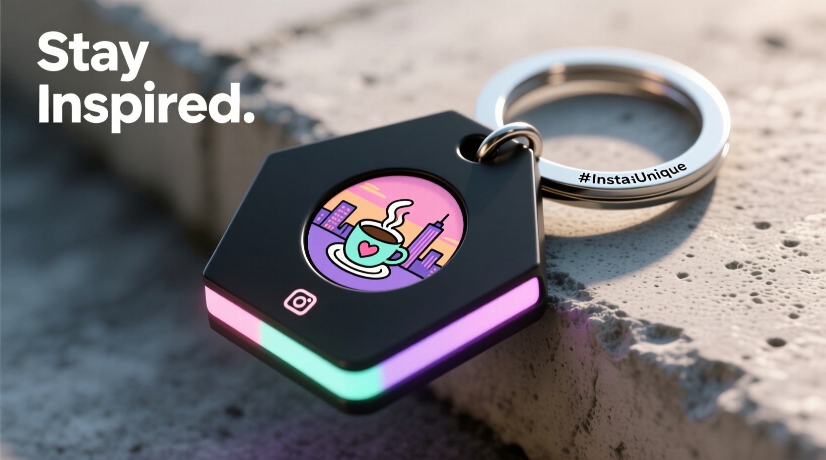 creative tips to make a unique instagram inspired keychain that stands out