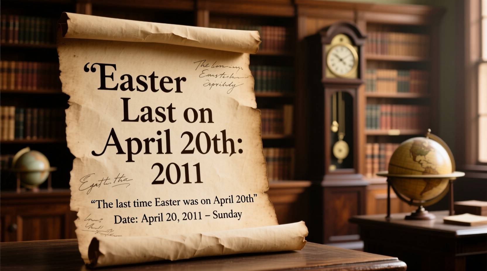 when was easter last on april 20th
