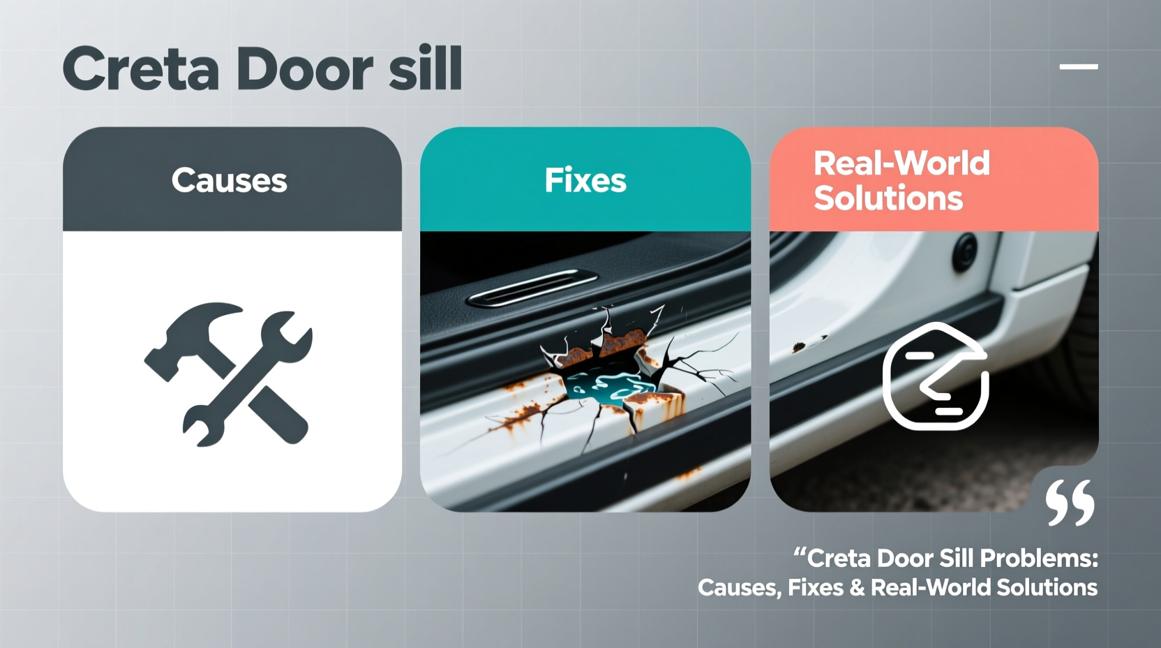 creta door sill problems