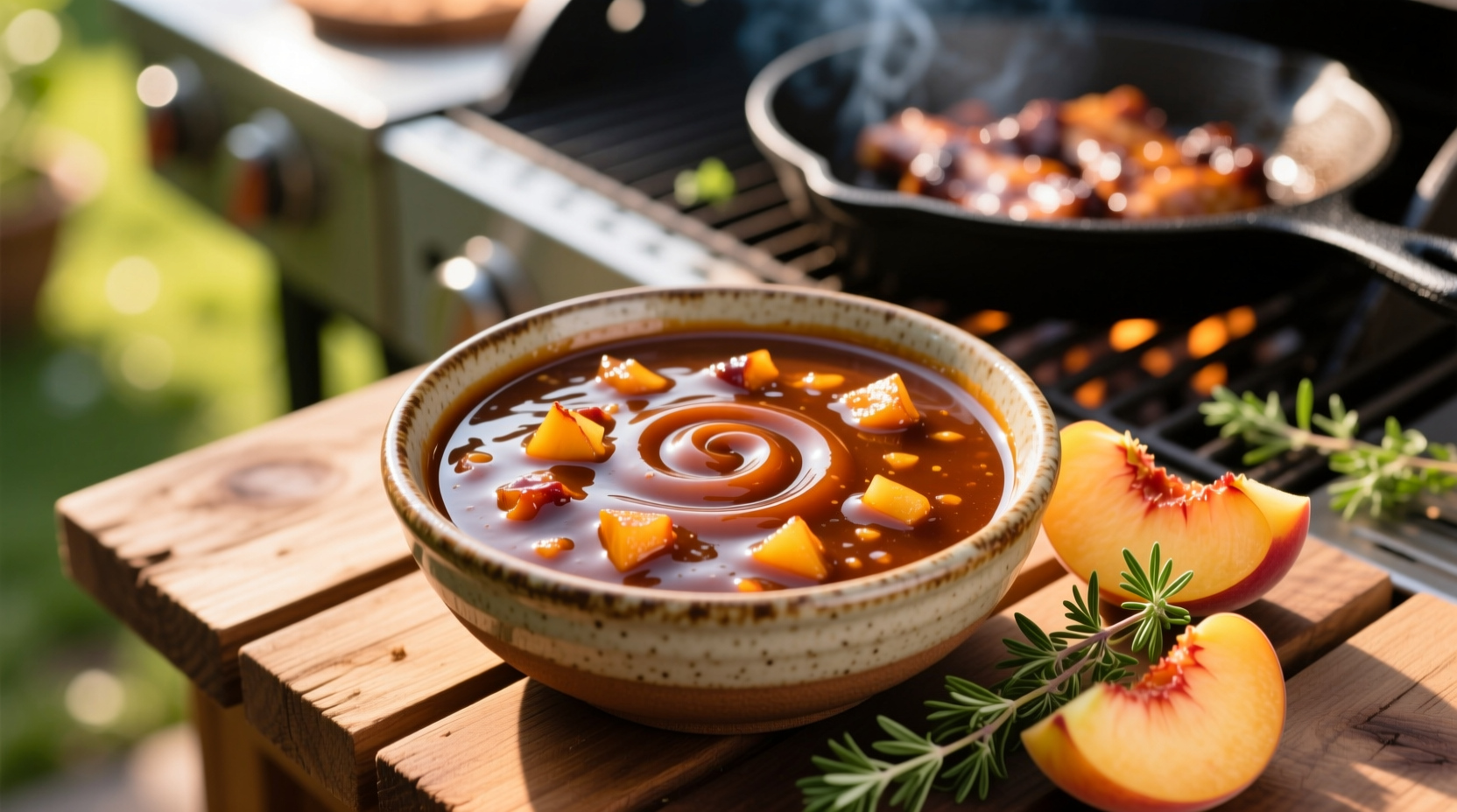 peach bourbon barbecue sauce recipe