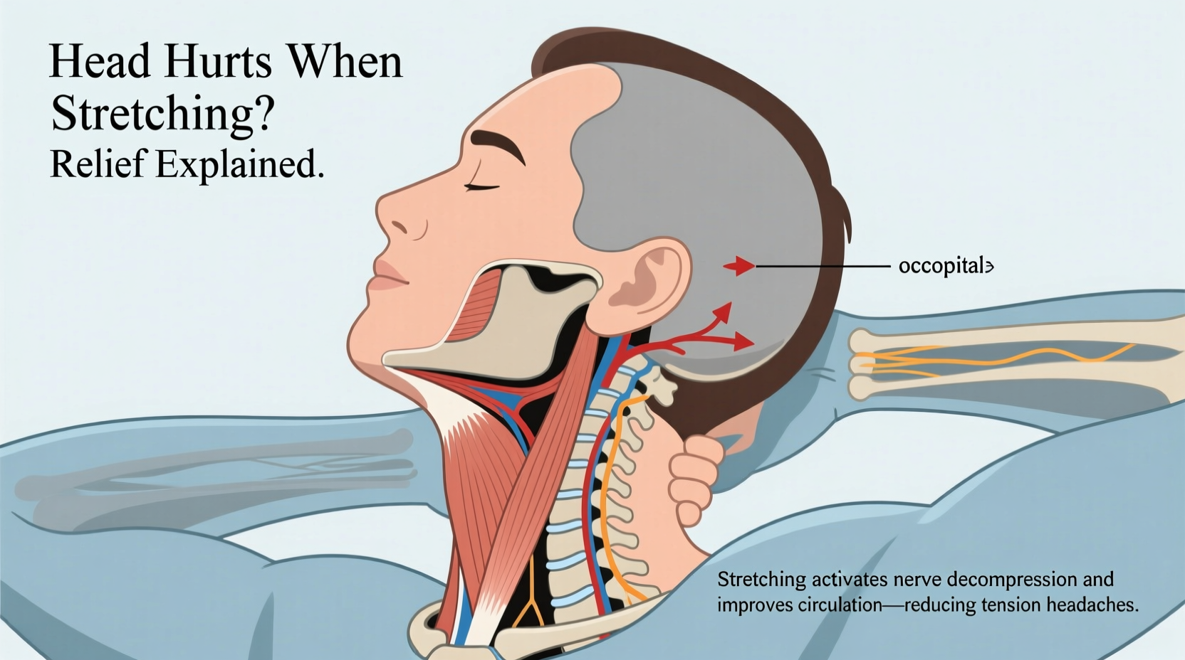 head hurts when stretching causes relief explained