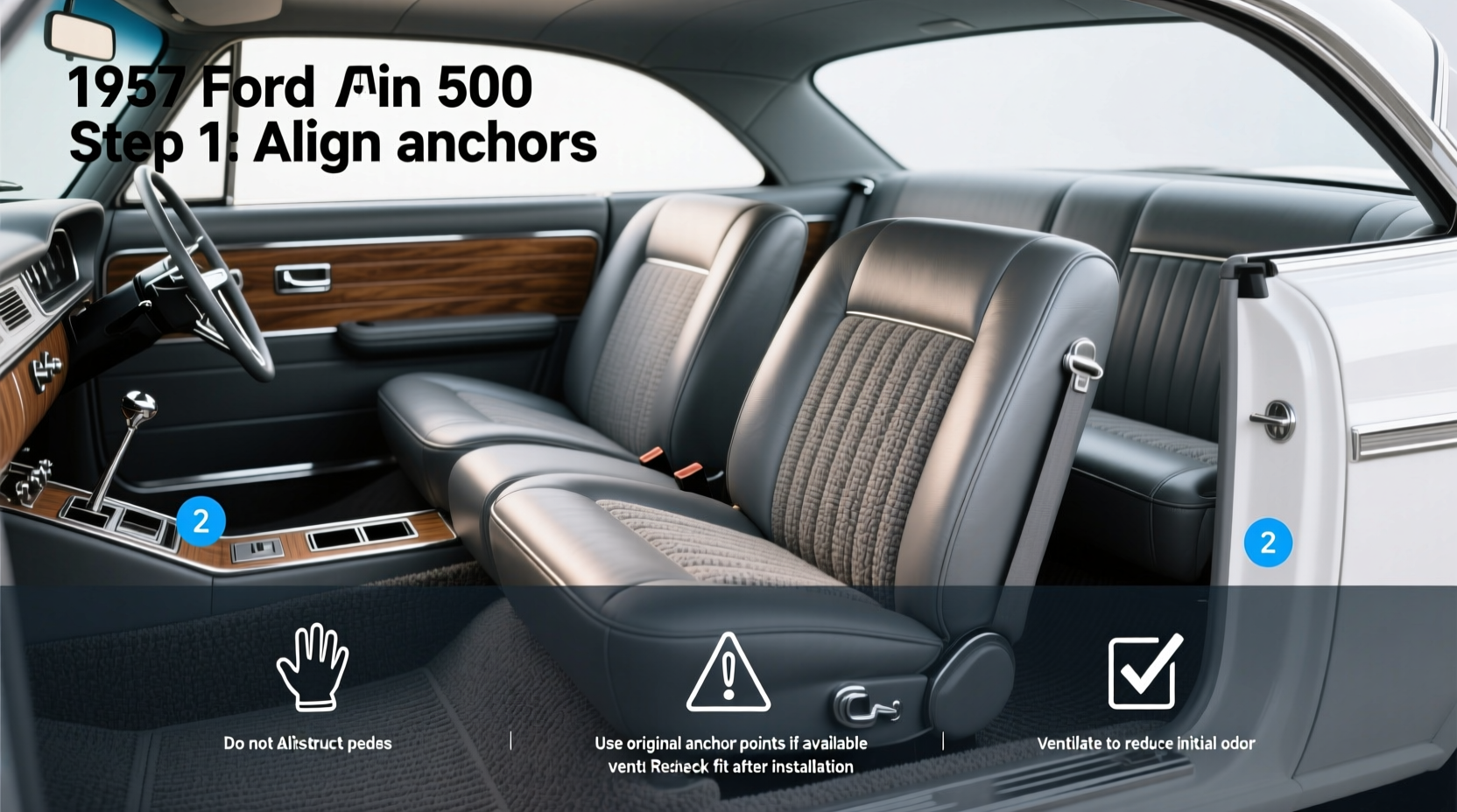 1957 ford fairlane 500 seat covers