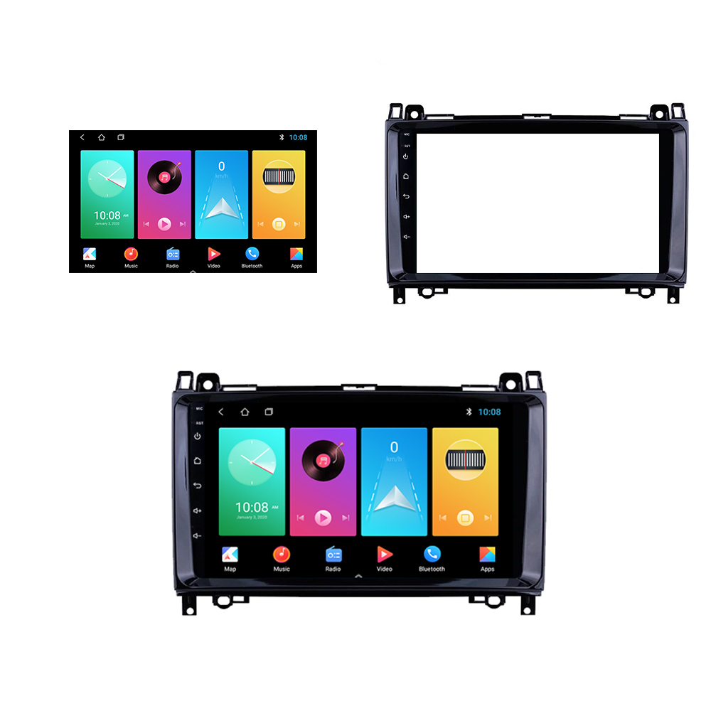 Car Stereo Navigation Digital Slide Touchscreen Car DVD Radio Receiver 9 inch For Benz B200/ W245/ B150/ B160/ B170/ B180/ B55