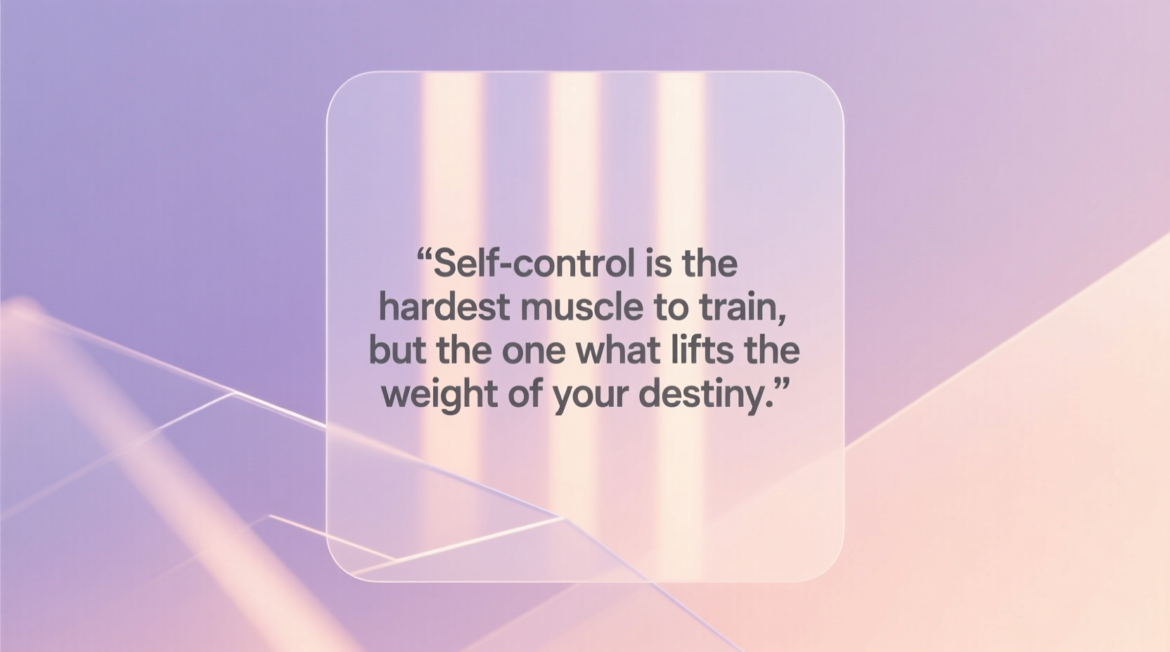 self control quotes