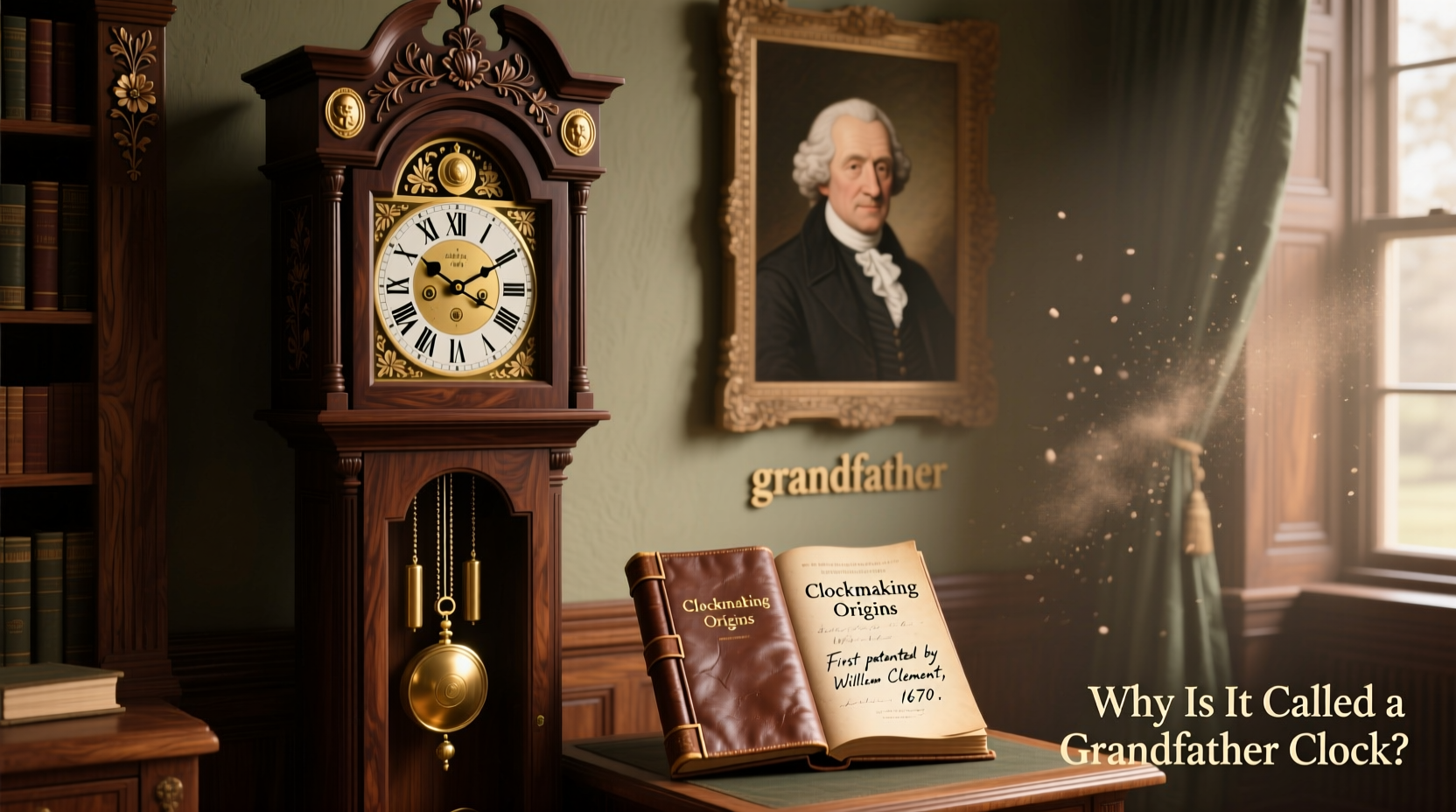 why is it called a grandfather clock origin history