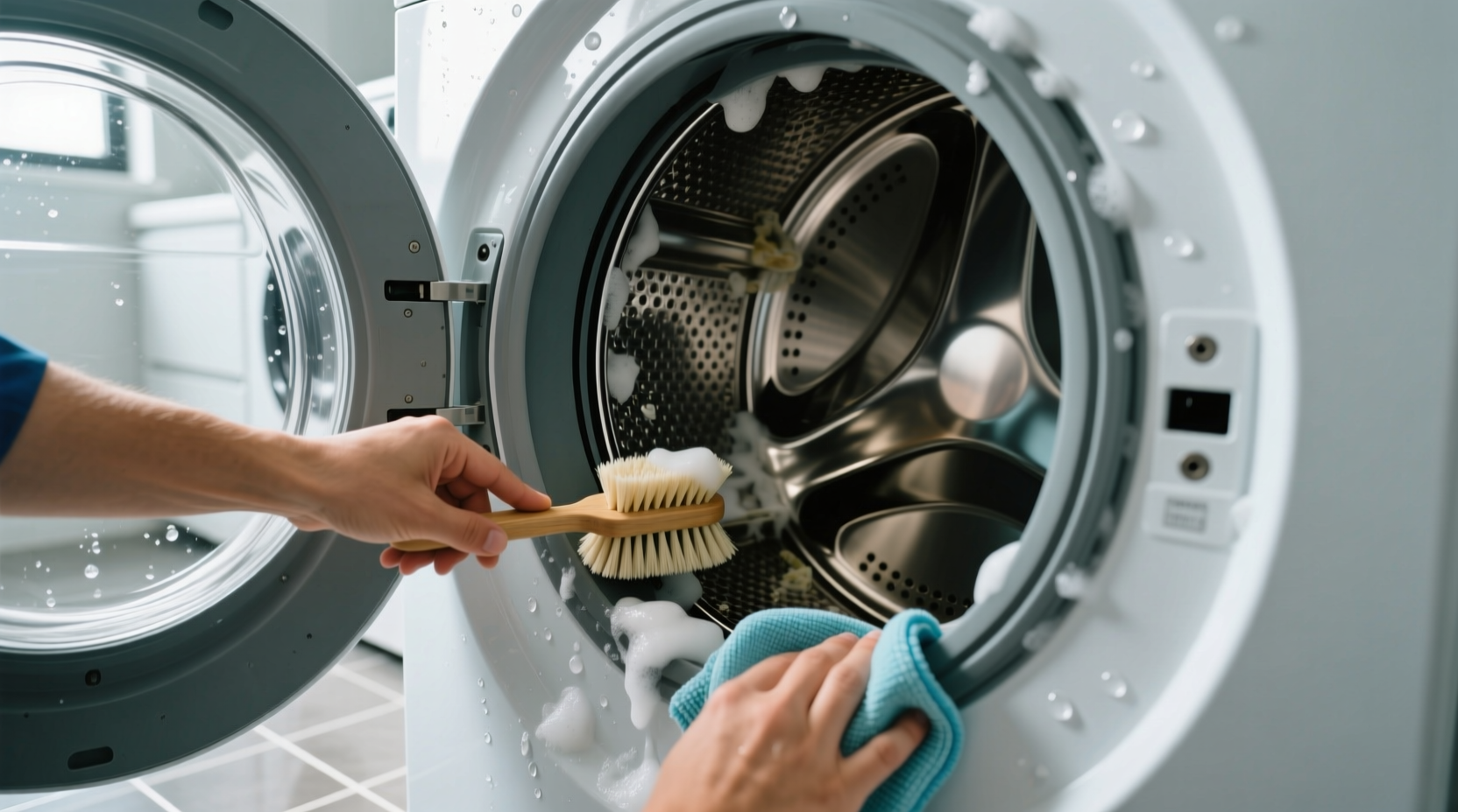how to clean a top load washing machine