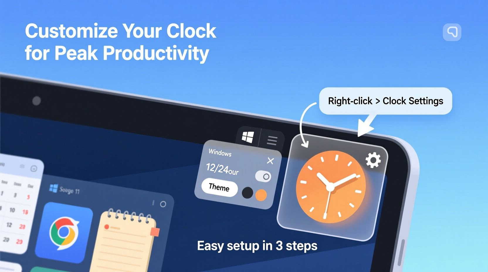 how to easily add and customize a clock on your windows 10 desktop for enhanced productivity