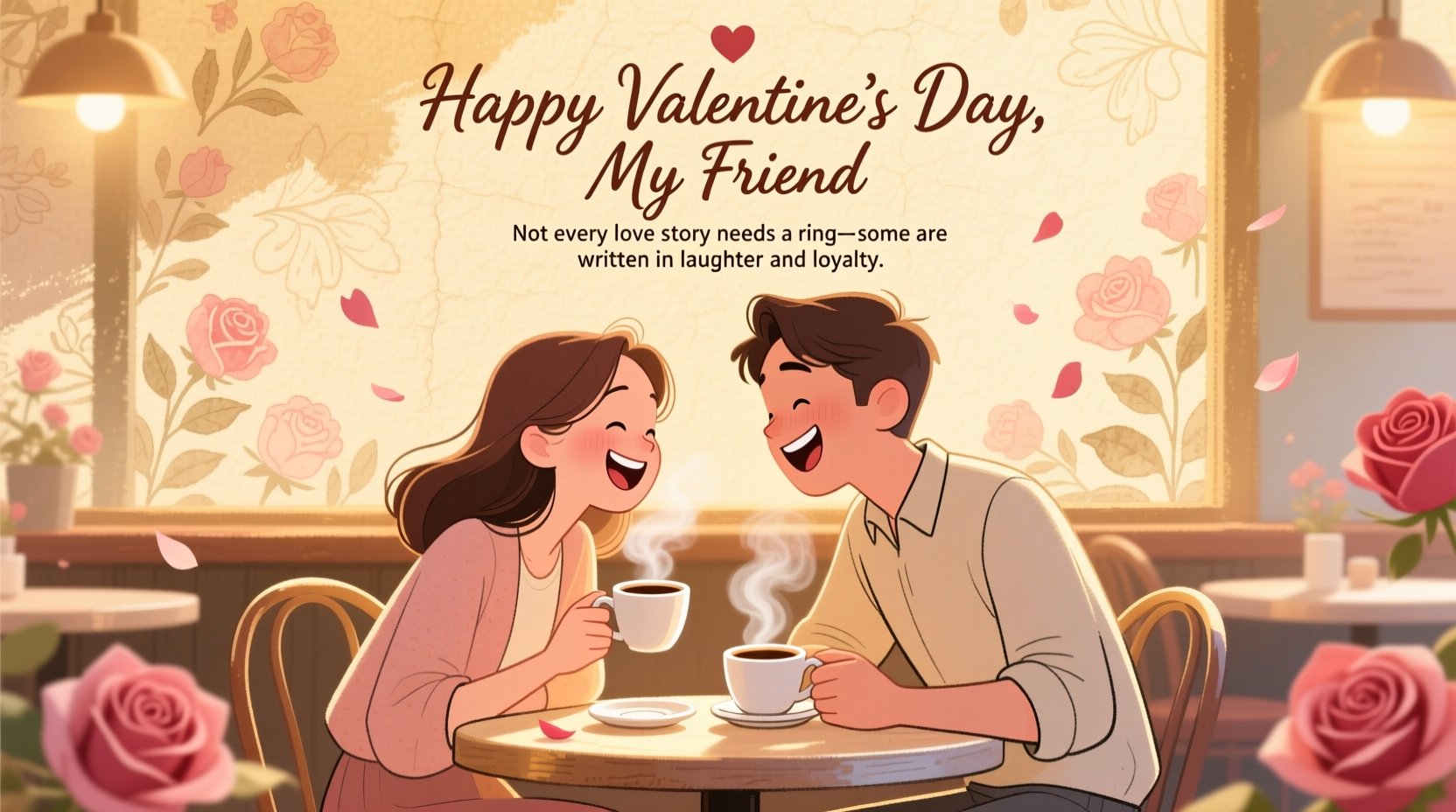 what to say to friends on valentines day