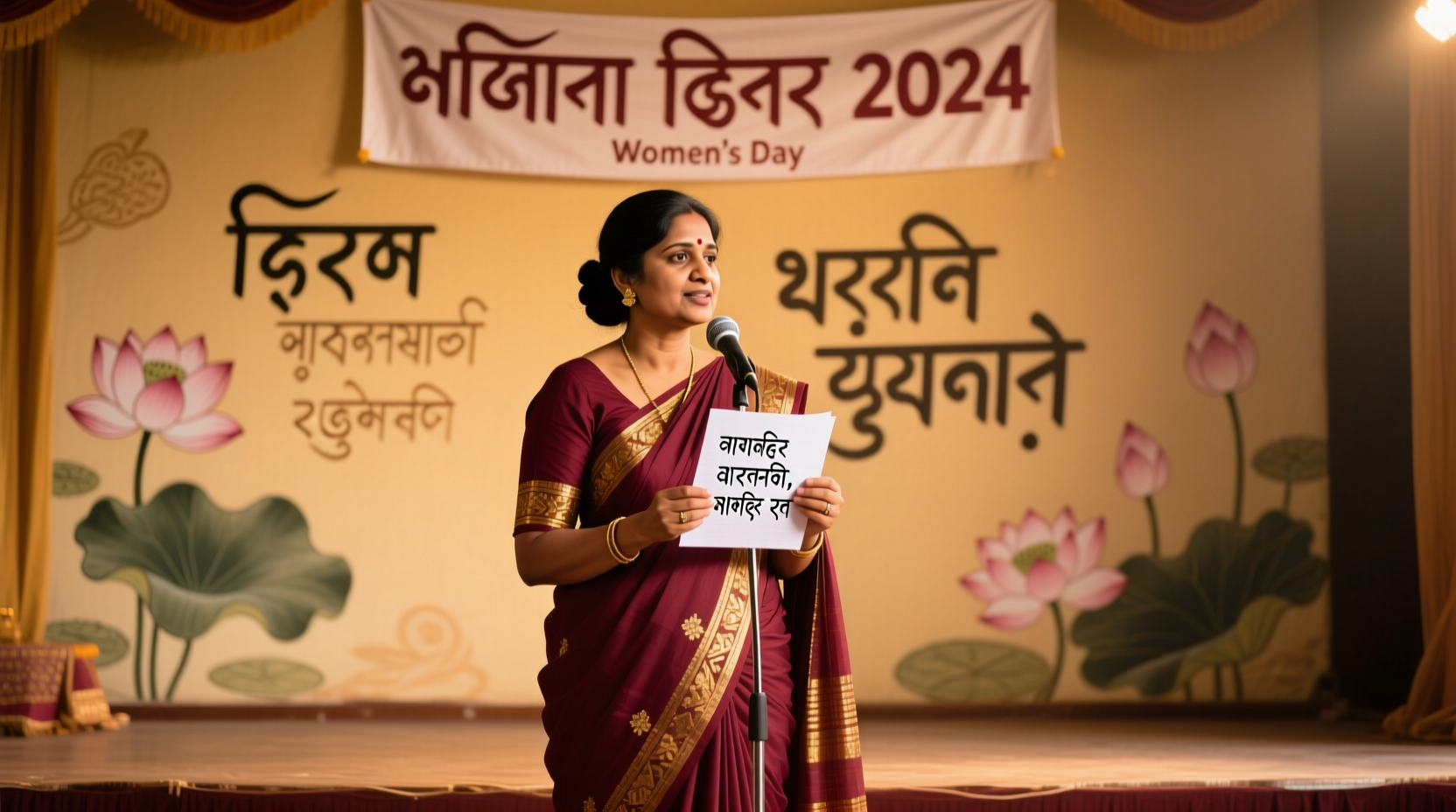womens day speech in bengali