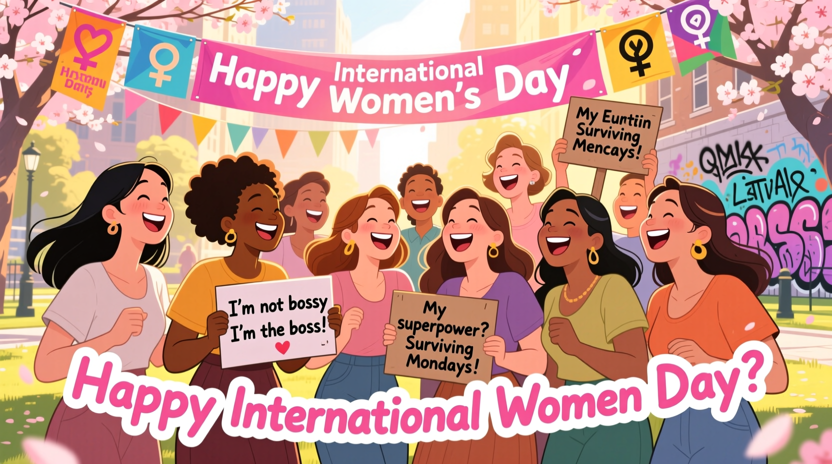 fun joke international womens day