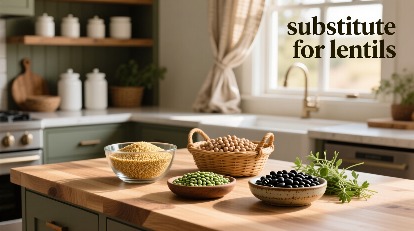 best lentil substitutes for soups, salads baking