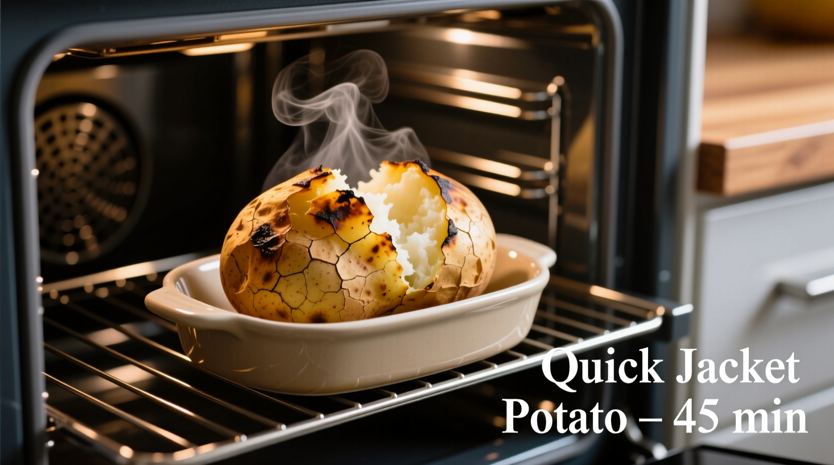 Quick Jacket Potato in Oven: 45-Minute Perfect Method