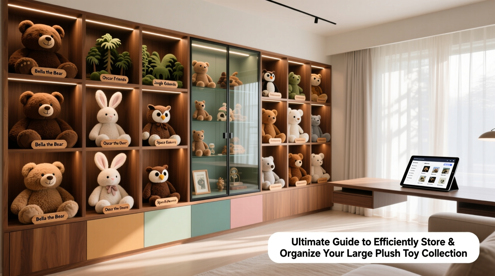 ultimate guide to efficiently store and organize your large plush toy collection