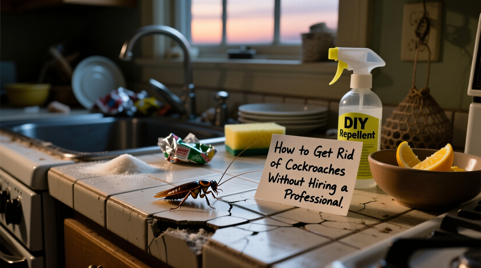 how to get rid of cockroaches without hiring a professi