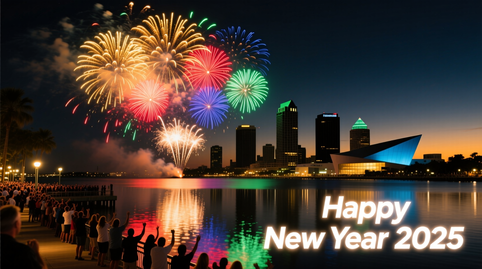 does tamp hve a new year firework show