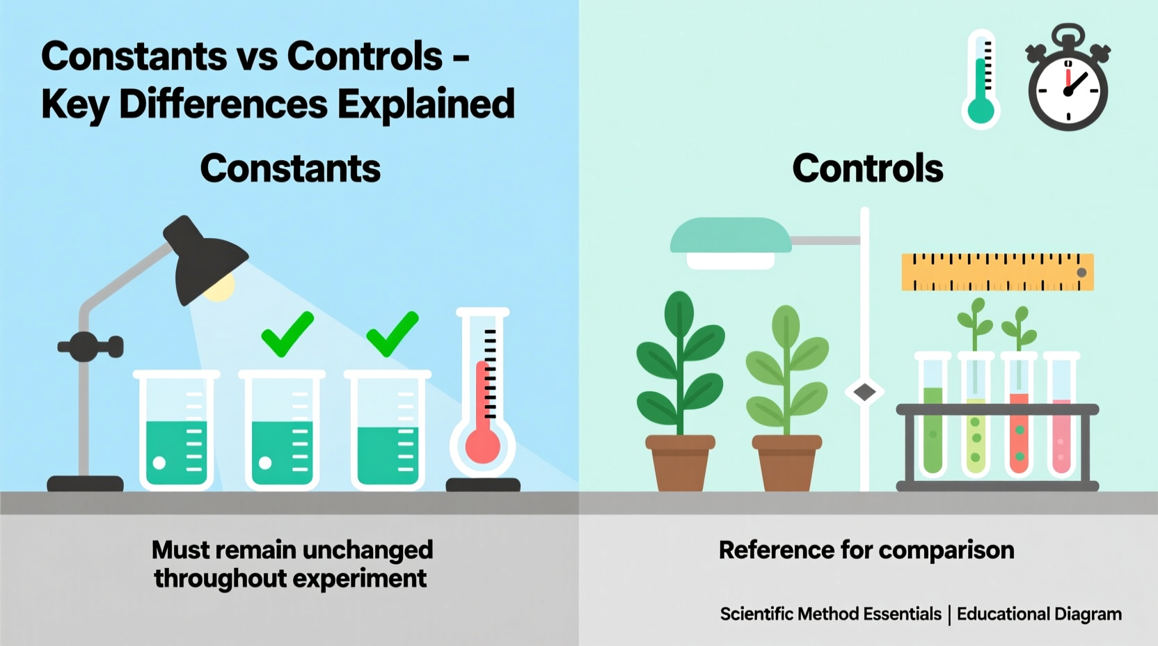 constants vs controls are they the same differences explained
