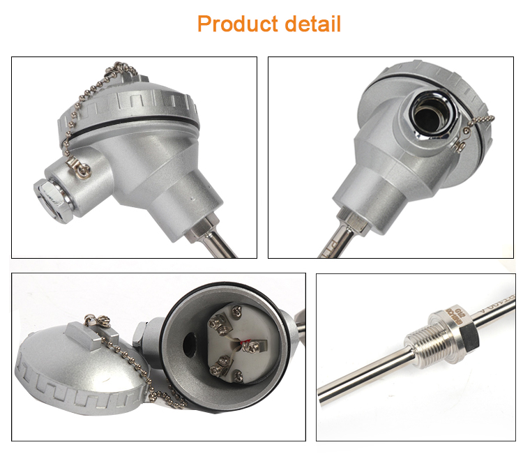china supplier industrial Aluminum thermocouple connection head with junction box