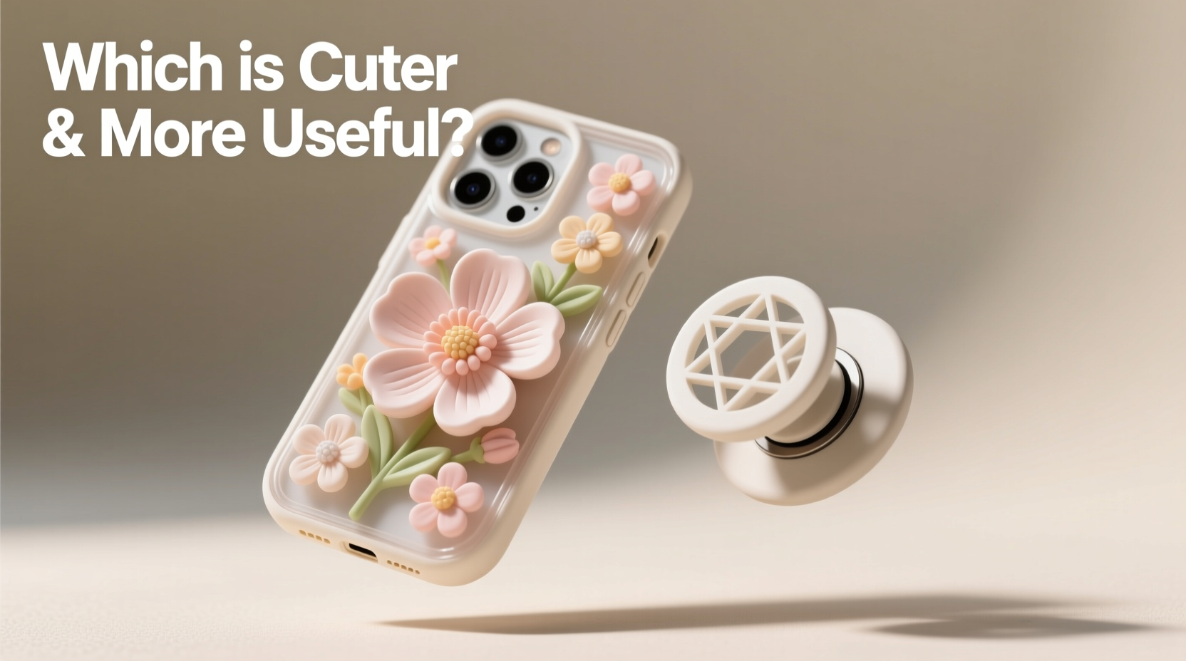 3d flower case vs popsocket which phone grip is actually cuter and more useful 2