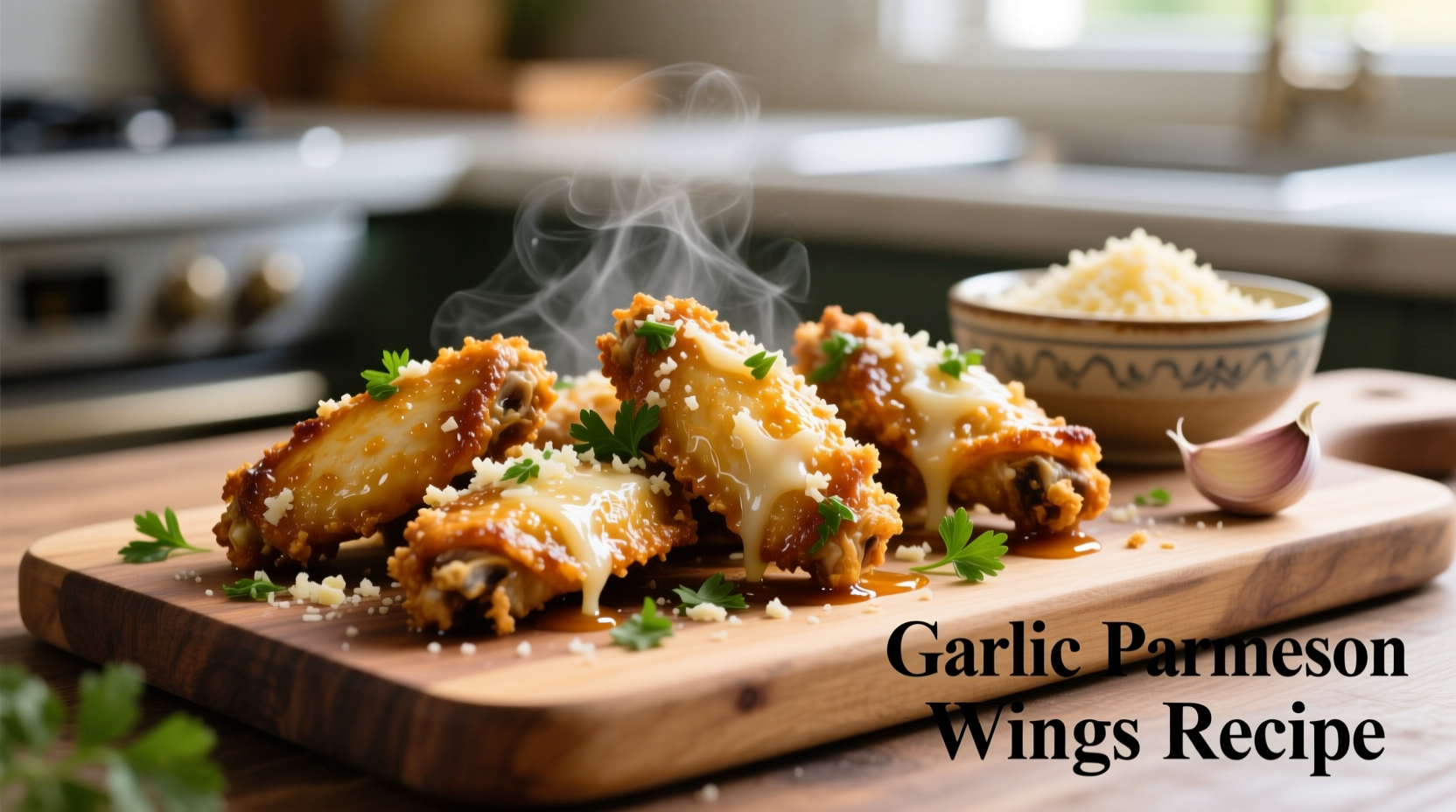 garlic parmesan wings recipe