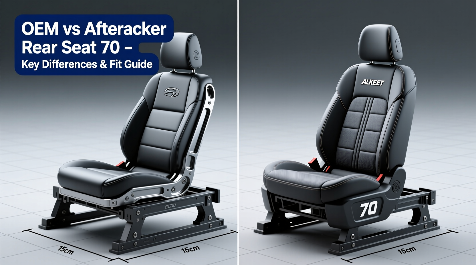 oem vs aftermarket rear seat 70