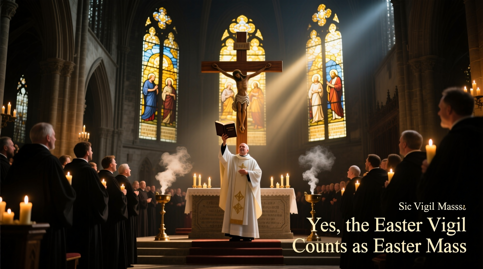 does the easter vigil count as easter mass