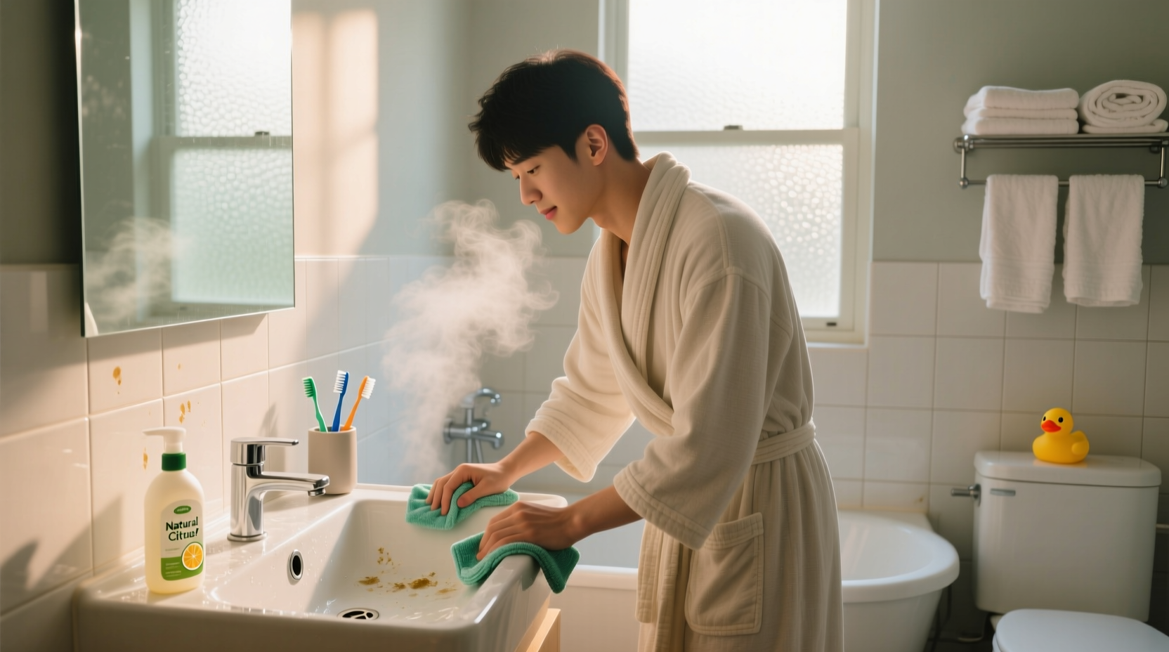 everyday tip bathtime clean bathrooms