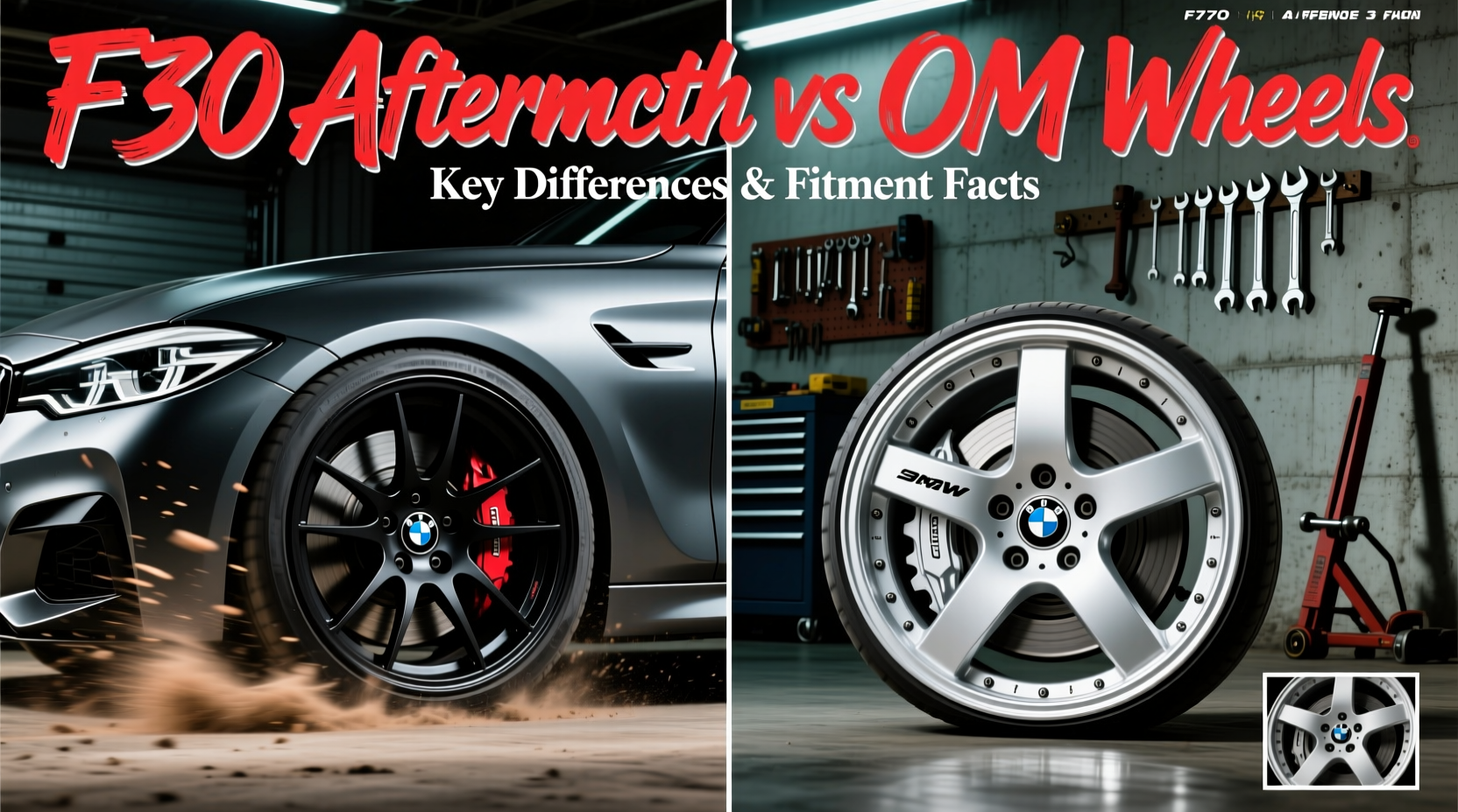 f30 aftermarket vs oem wheel