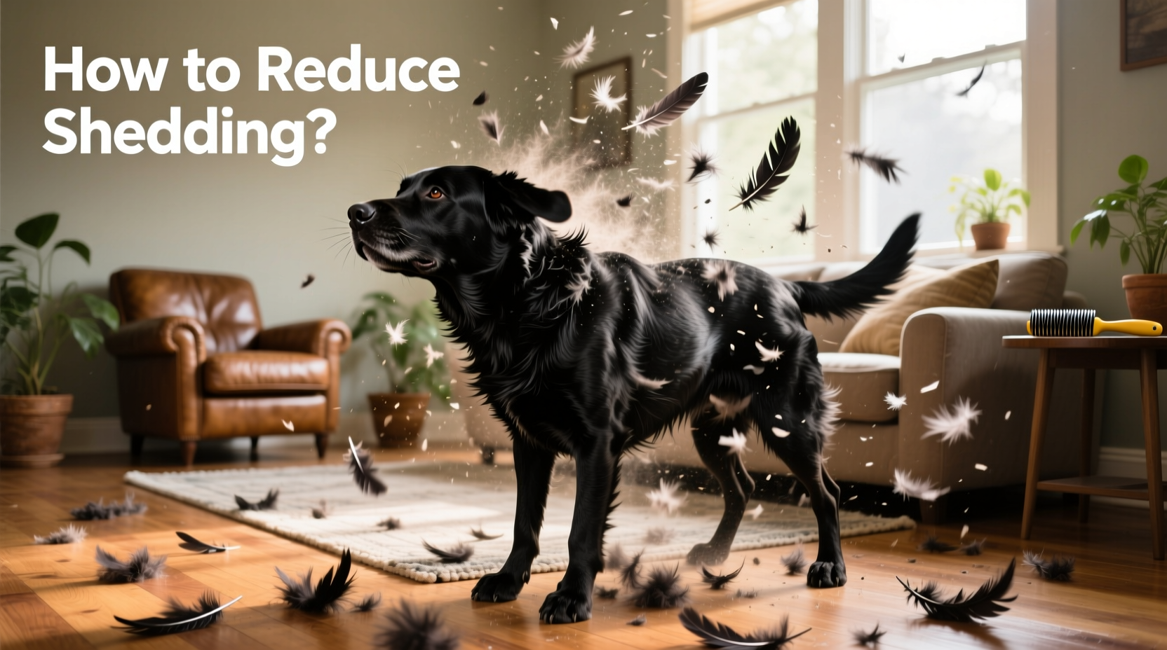 black lab shedding excessively causes how to reduce it