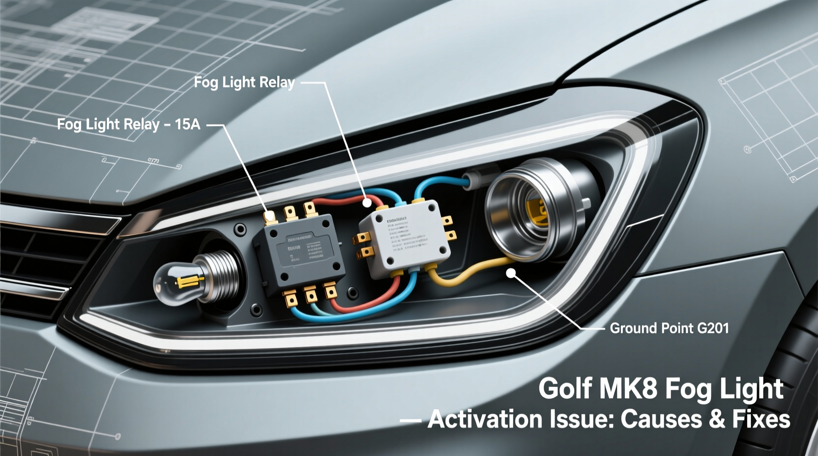 golf mk8 fog light activation issue