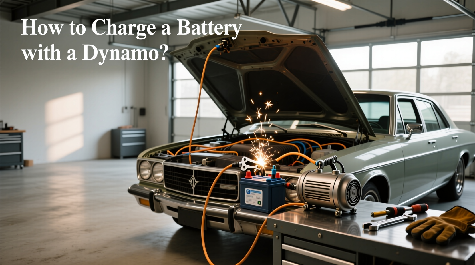 How to choose dynamo charger car battery, How to charge a battery with a dynamo?