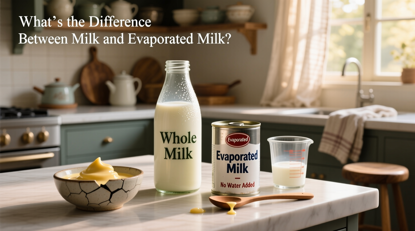 milk vs evaporated milk key differences