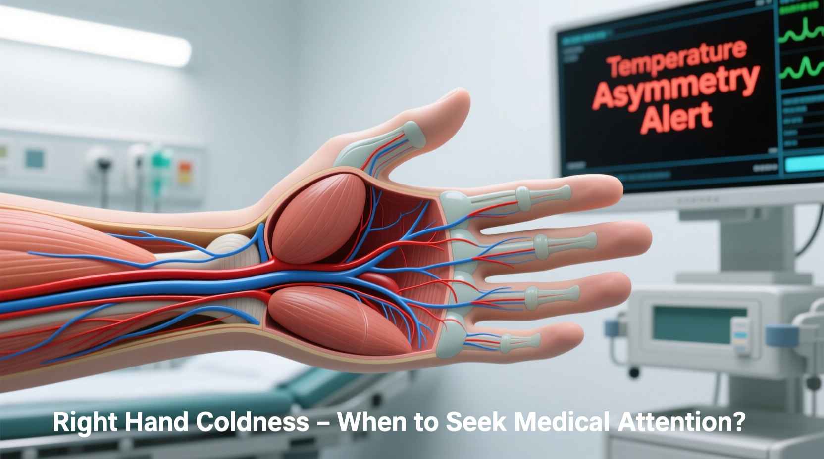 right hand cold but not left causes treatment when to worry