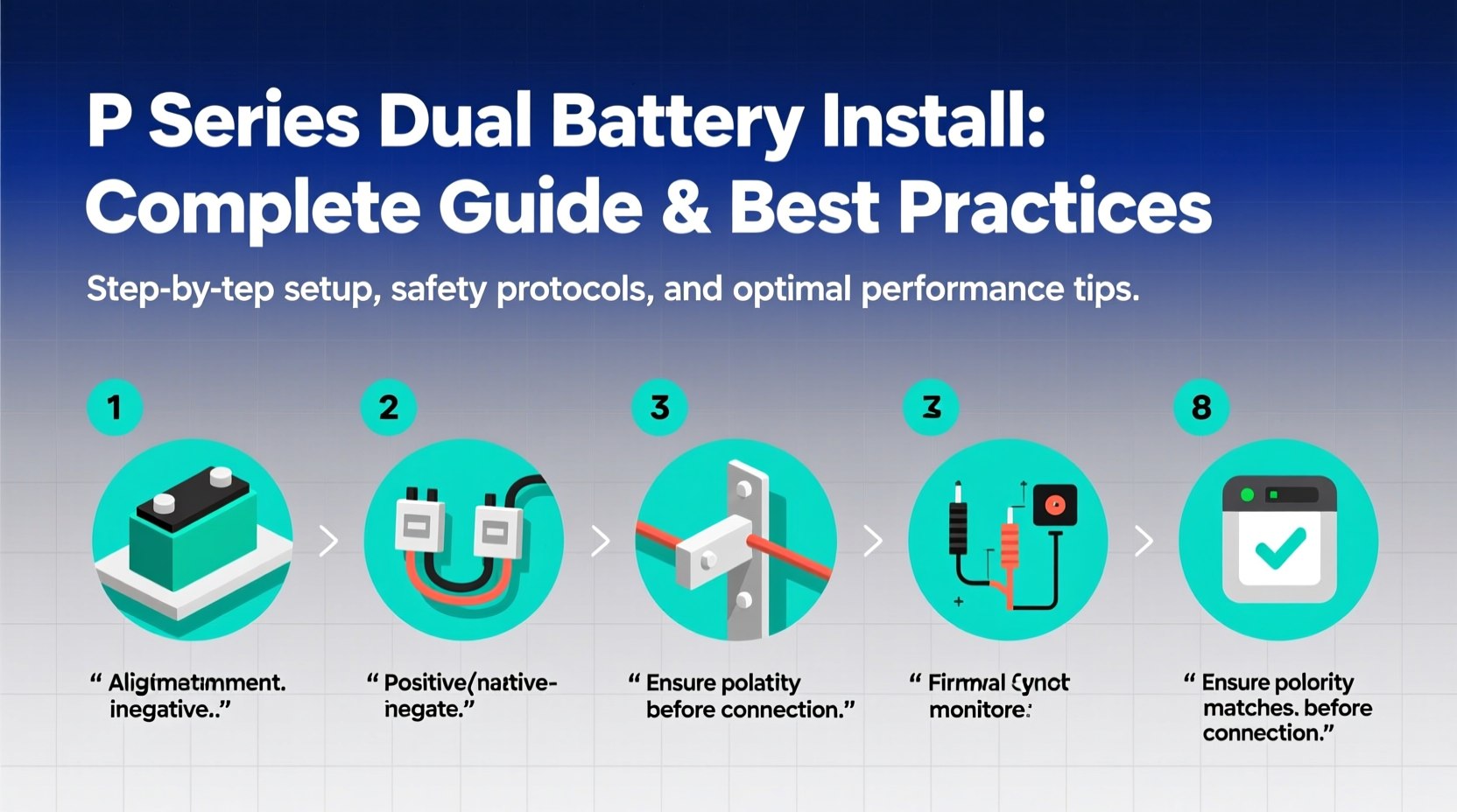 p series dual battery install