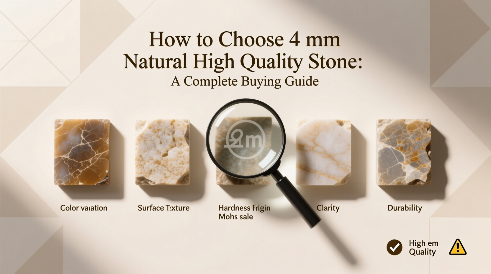 How to Choose 4 mm Natural High Quality Stone: A Complete Buying Guide