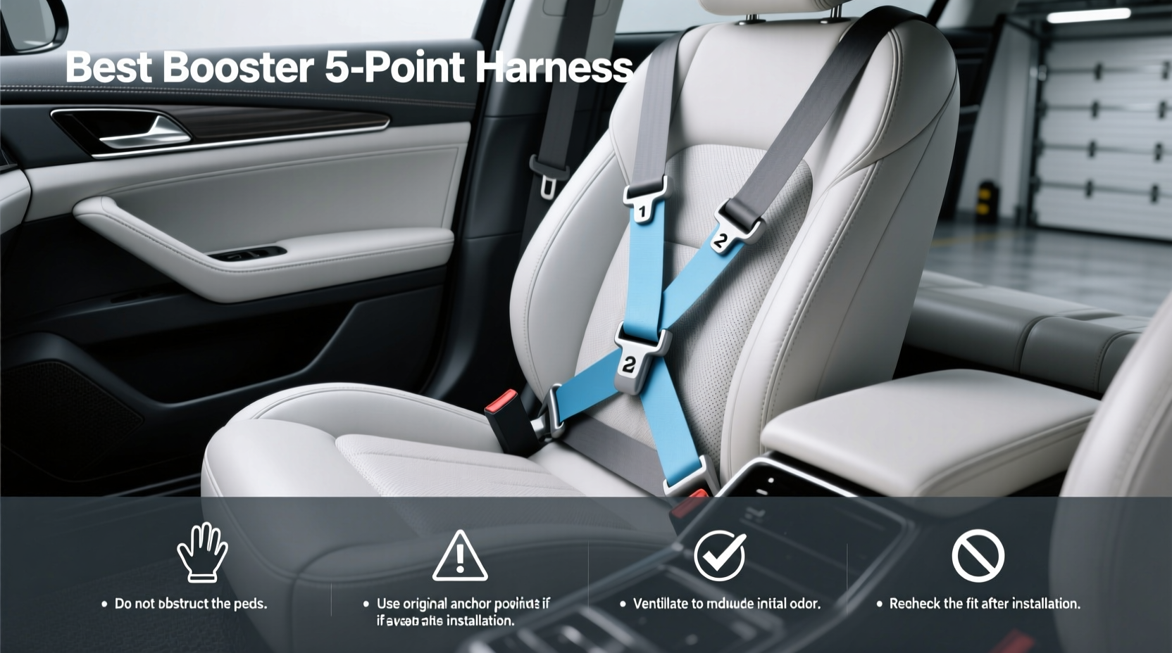 best booster 5 point harness