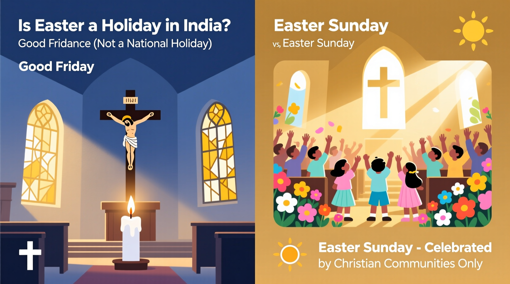 is easter a holiday in india