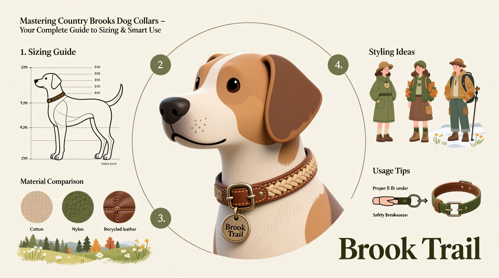 mastering country brooks dog collars a complete guide to choosing sizing and using them effectively