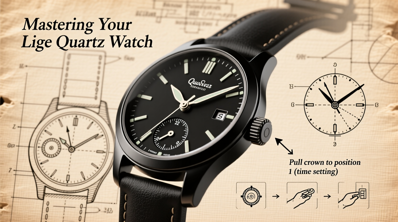 mastering your lige quartz watch a simple guide to setting the time accurately