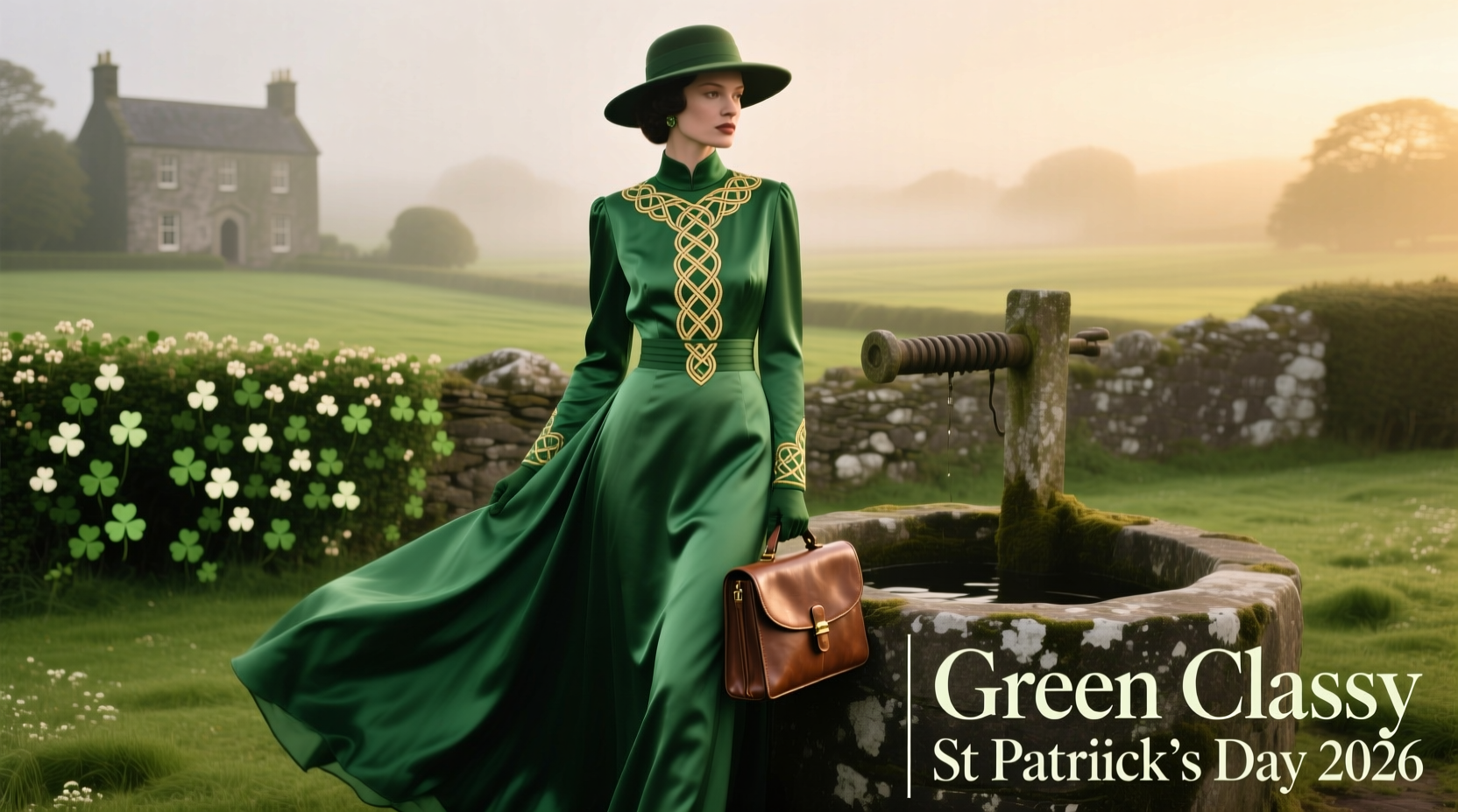 green classy womens clossing for st patricks day