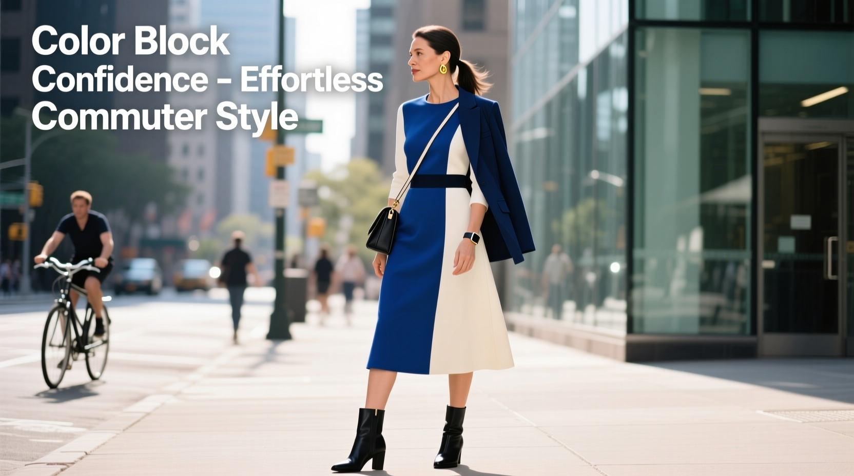 effortless commuter style practical tips for styling a color block dress