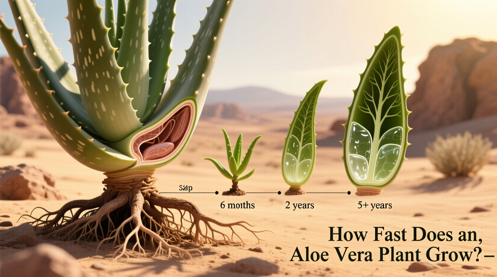 how fast does an aloe vera plant grow