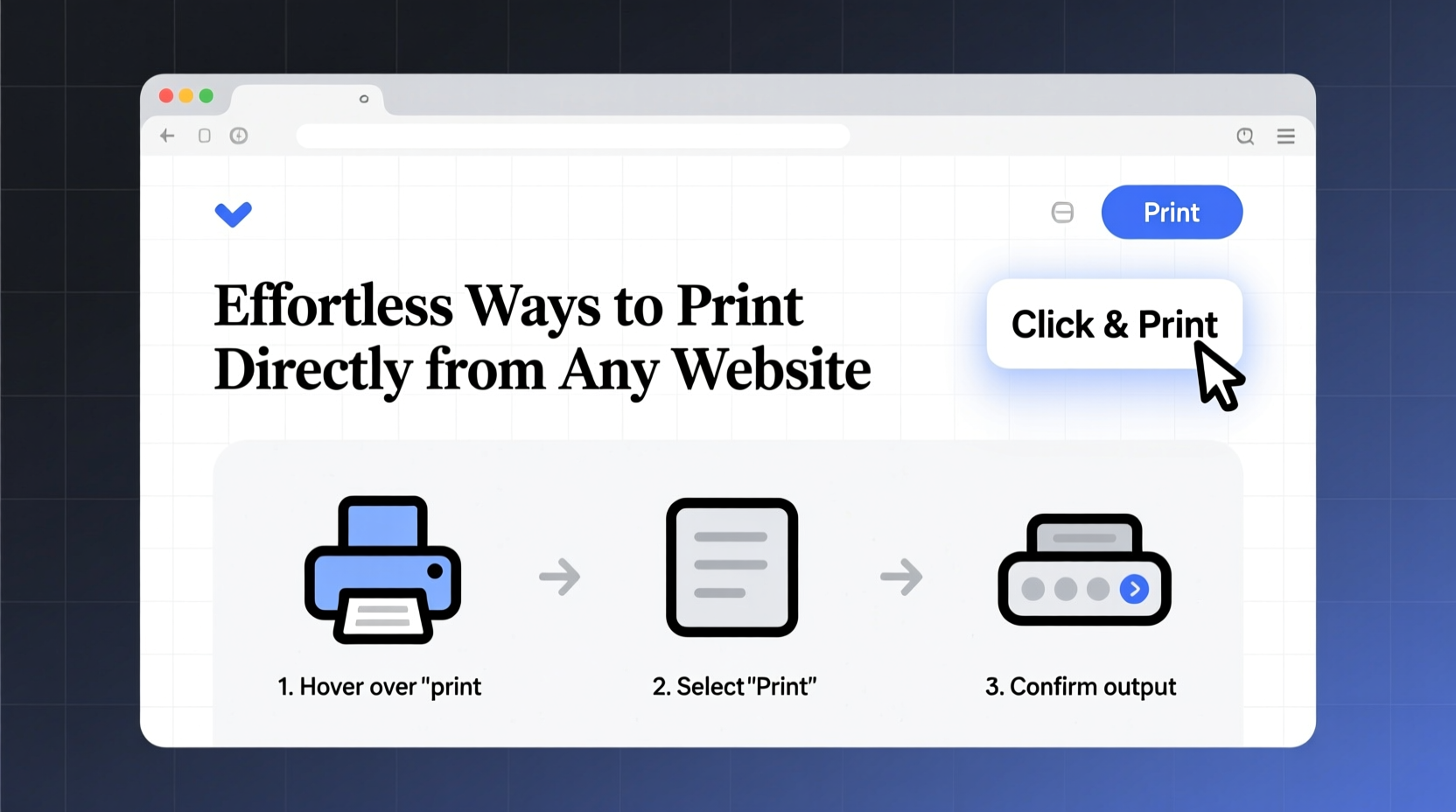 effortless ways to print content directly from any website