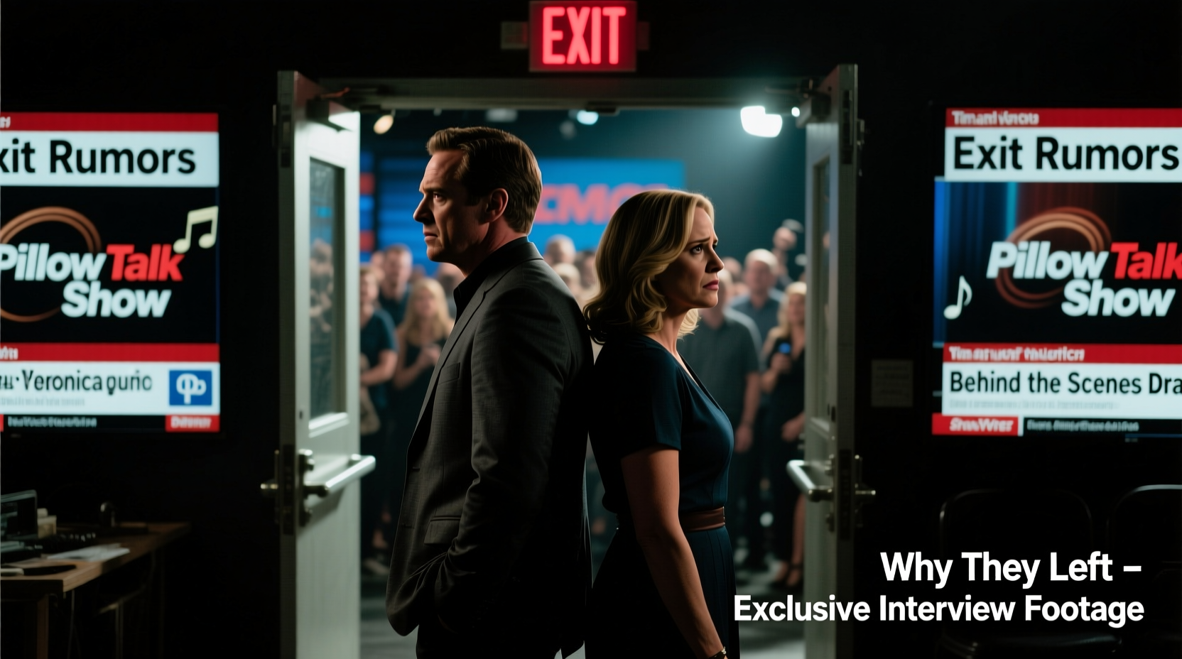 why did tim and veronica leave pillow talk show exit rumors